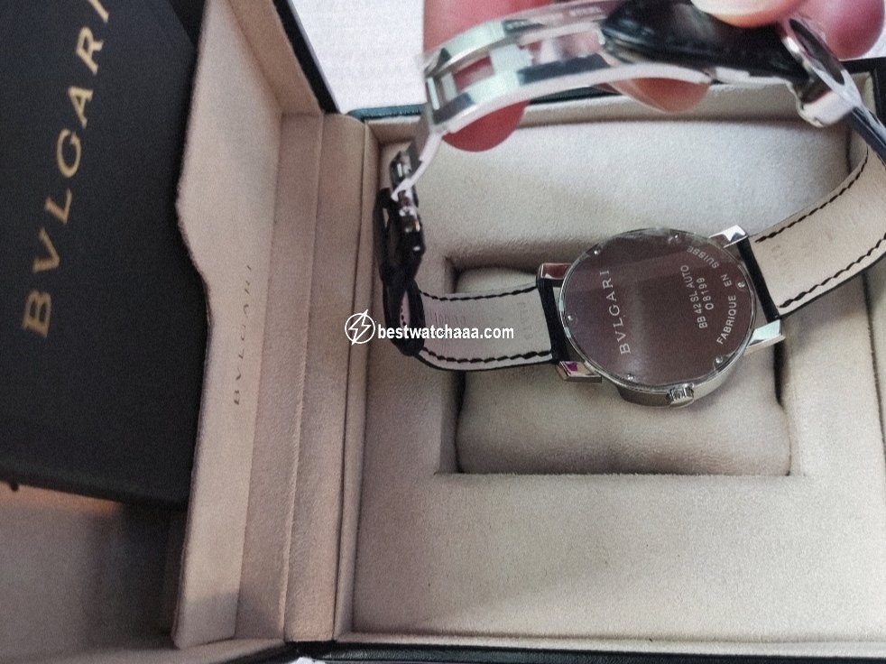 IMG_9081 Bulgari Bulgari Mens watch Unisex Automatic Steel BB42SLAUTO Replica 6