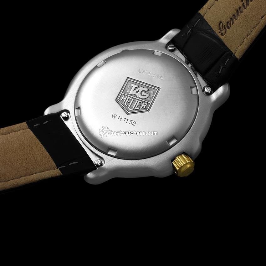 IMG_9081 TAG Heuer 6000 Mens watch Unisex Quartz Gold Steel 8424 Replica 6