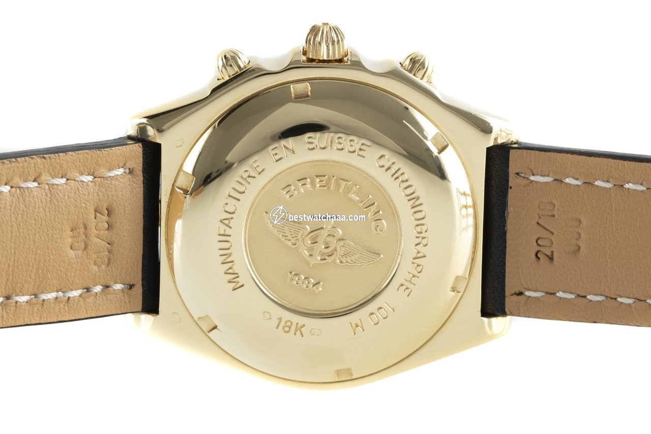 IMG_9081 Breitling Chronomat Mens watch Unisex Automatic Yellow gold K13050.1 Replica 6