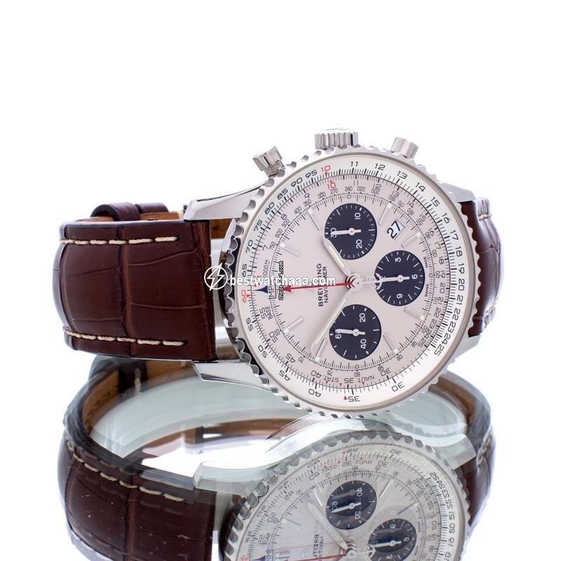 IMG_9081 Breitling Navitimer 1 B01 Chronograph 43 Mens watch Unisex Automatic Steel Ab0121211g1p1 Replica 6