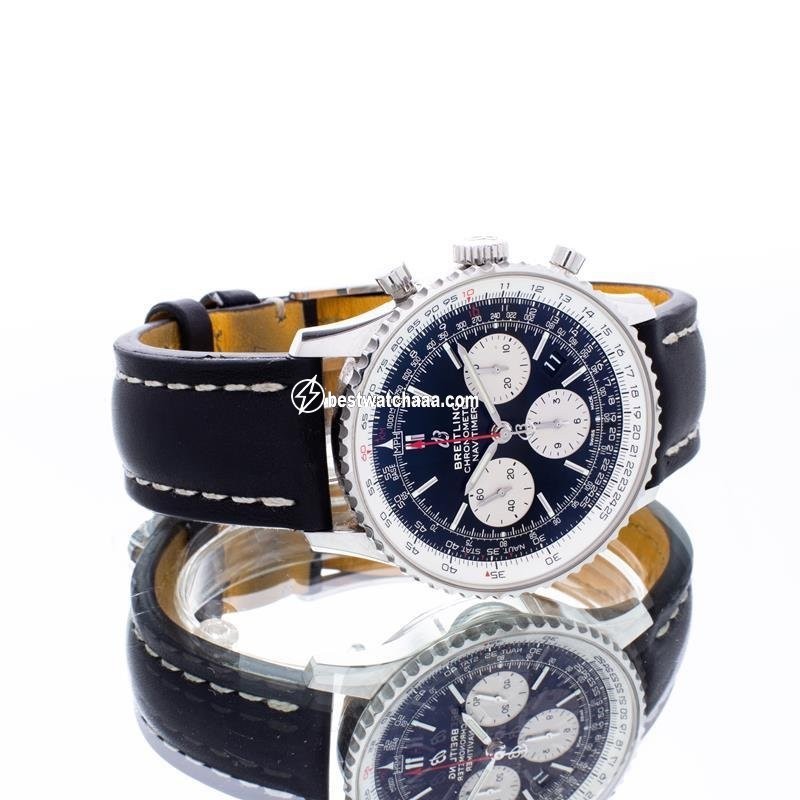 IMG_9081 Breitling Navitimer 1 B01 Chronograph 43 Mens watch Unisex Automatic Steel Ab0121211b1x1 Replica 6