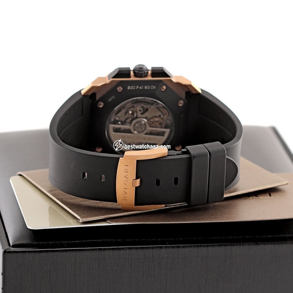 IMG_9081 Bulgari Octo Mens watch Unisex Automatic Rose gold 103204 Replica 6