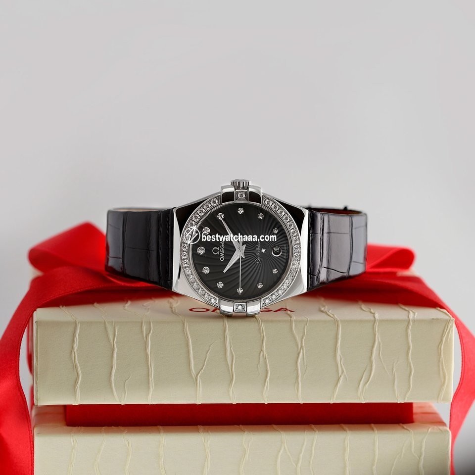 IMG_9081 Omega Constellation Quartz Womens watch Quartz Steel 123.18.35.60.56.001 Replica 6