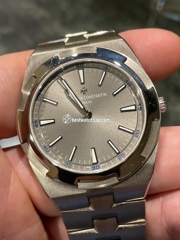 IMG_9081 Vacheron Constantin Overseas Mens watch Unisex Automatic White gold 2000V 120G-B122 Replica 6