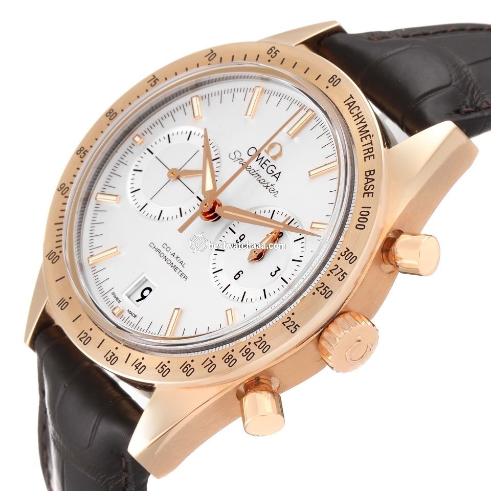 IMG_9081 Omega Speedmaster 57 Mens watch Unisex Automatic Rose gold 331.53.42.51.02.002 Replica 6