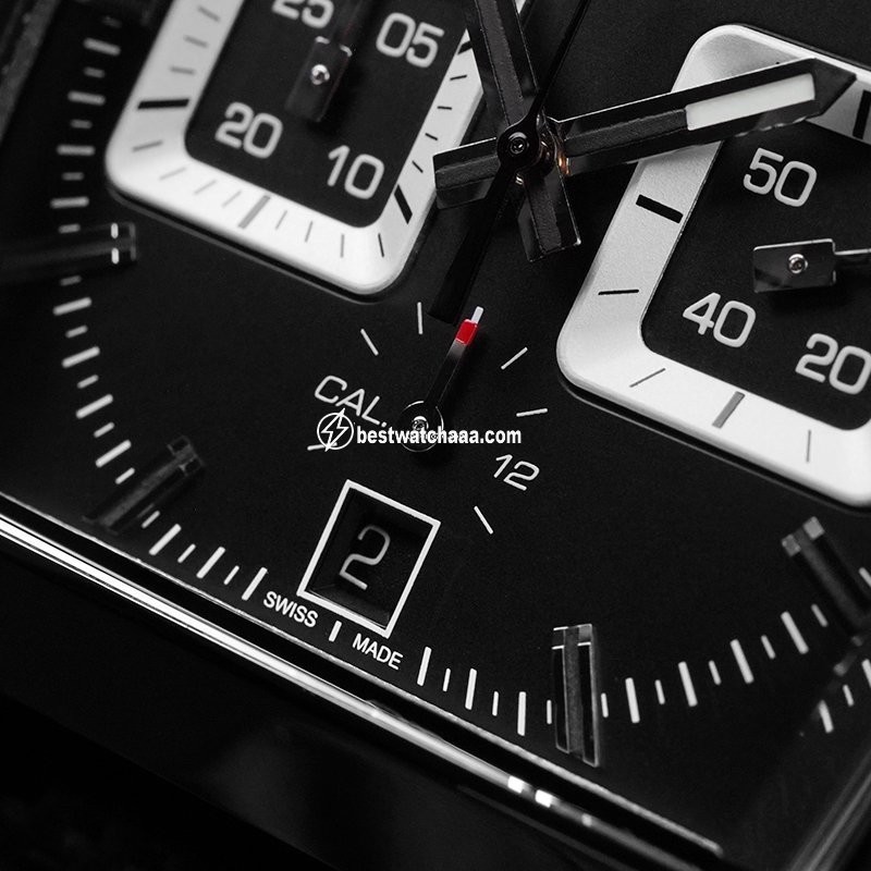 IMG_9081 TAG Heuer Monaco Calibre 12 Mens watch Unisex Steel CAL2113 Replica 6
