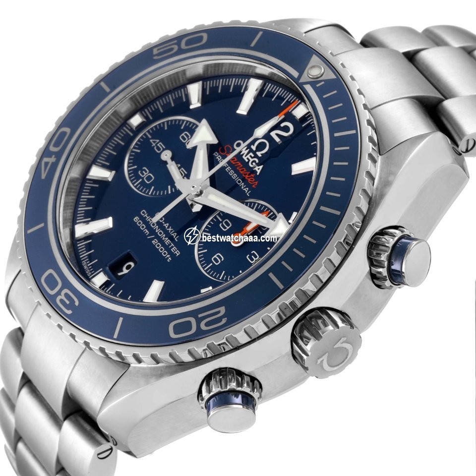 IMG_9081 Omega Seamaster Planet Ocean Chronograph Mens watch Unisex Automatic Titanium 232.90.46.51.03.001 Replica 6