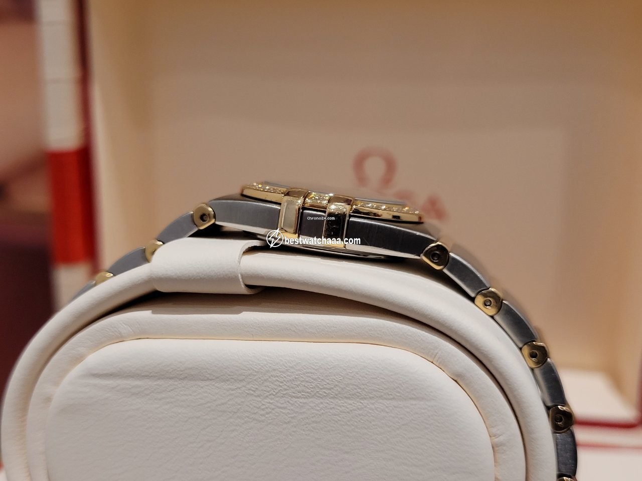 IMG_9081 Omega Constellation Womens watch Quartz Steel 13897500 Replica 6