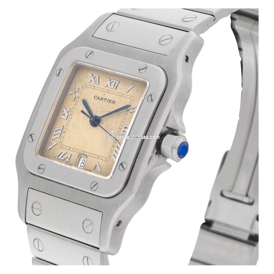 IMG_9081 Cartier Santos Womens watch Quartz Steel W20025D6 1564 Replica 6