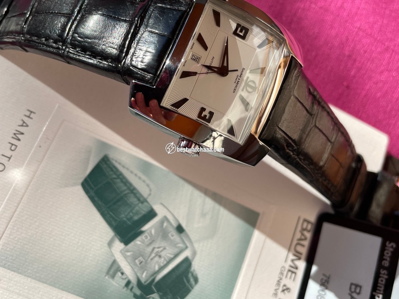 IMG_9081 Baume & Mercier Hampton Mens watch Unisex Automatic Steel M0A08369 Replica 6