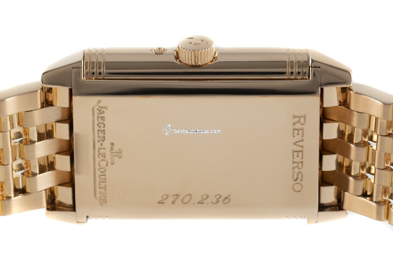 IMG_9081 Jaeger-LeCoultre Reverso Grande Taille Mens watch Unisex Manual winding Red gold 270.2.36 Replica 6