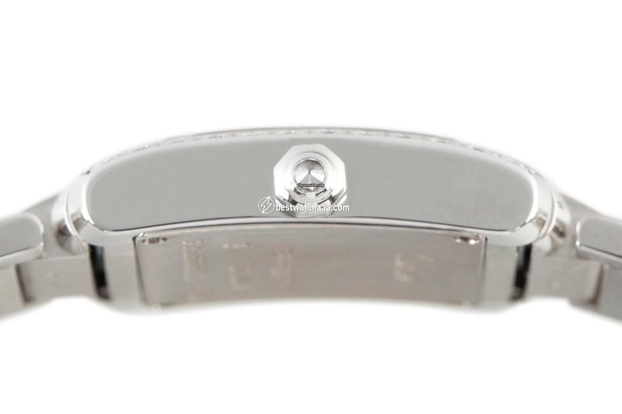 IMG_9081 Cartier Tank Francaise Womens watch Quartz White gold 2403 Replica 6