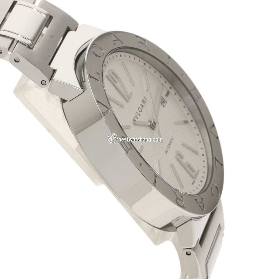 IMG_9081 Bulgari Bulgari Mens watch Unisex Automatic Steel BB42WSSD N Replica 6