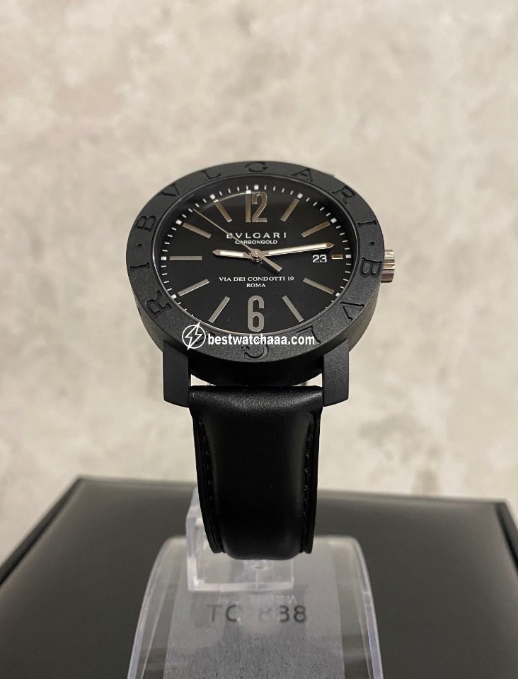 IMG_9081 Bulgari Bulgari Mens watch Unisex Automatic Carbon BB40CL Replica 6