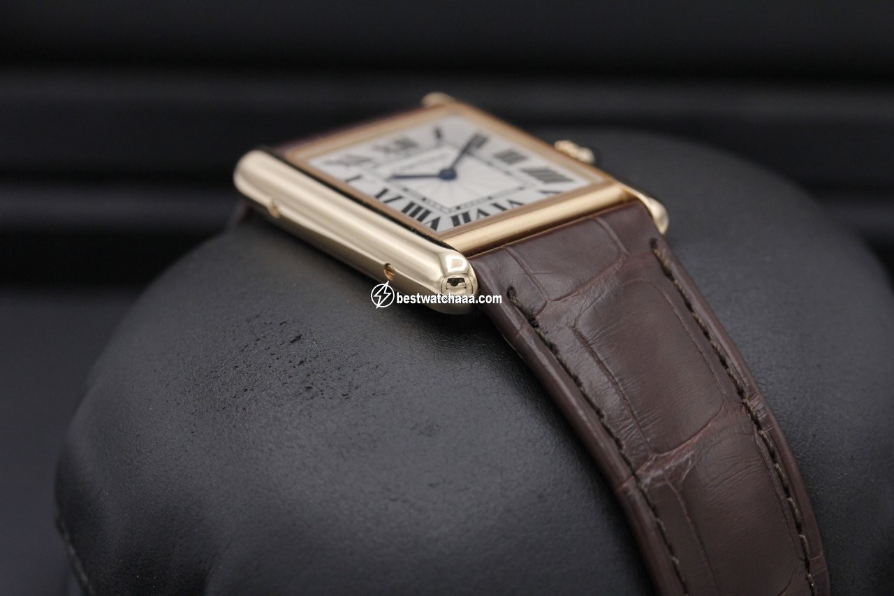 IMG_9081 Cartier Tank Louis Cartier Rose gold WGTA001 Replica 6
