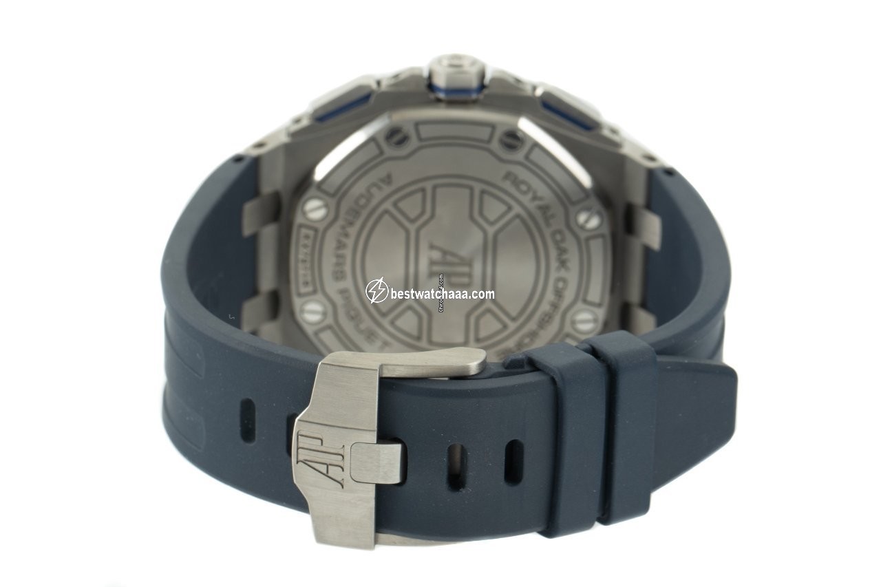 IMG_9081 Audemars Piguet Royal Oak Offshore Chronograph Mens watch Unisex Automatic Titanium 26480TI-OO-A027CA01 Replica 6