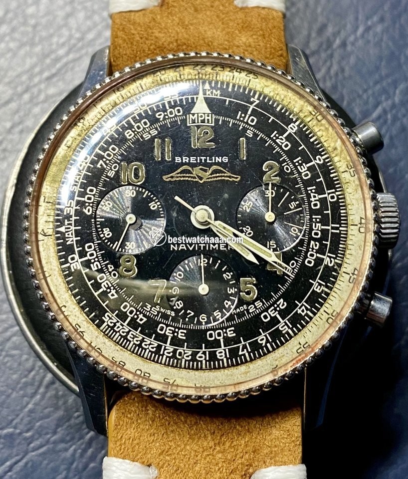 IMG_9081 Breitling Navitimer Mens watch Unisex Manual winding Steel 806 AOPA Replica 6