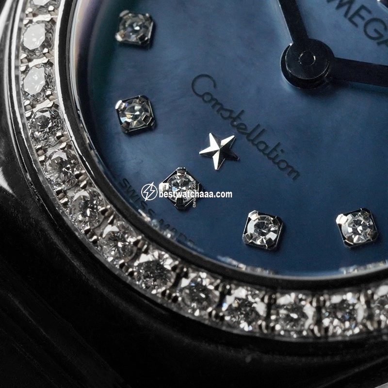 IMG_9081 Omega Constellation Ladies Womens watch White gold 1165.77.00 Replica 6
