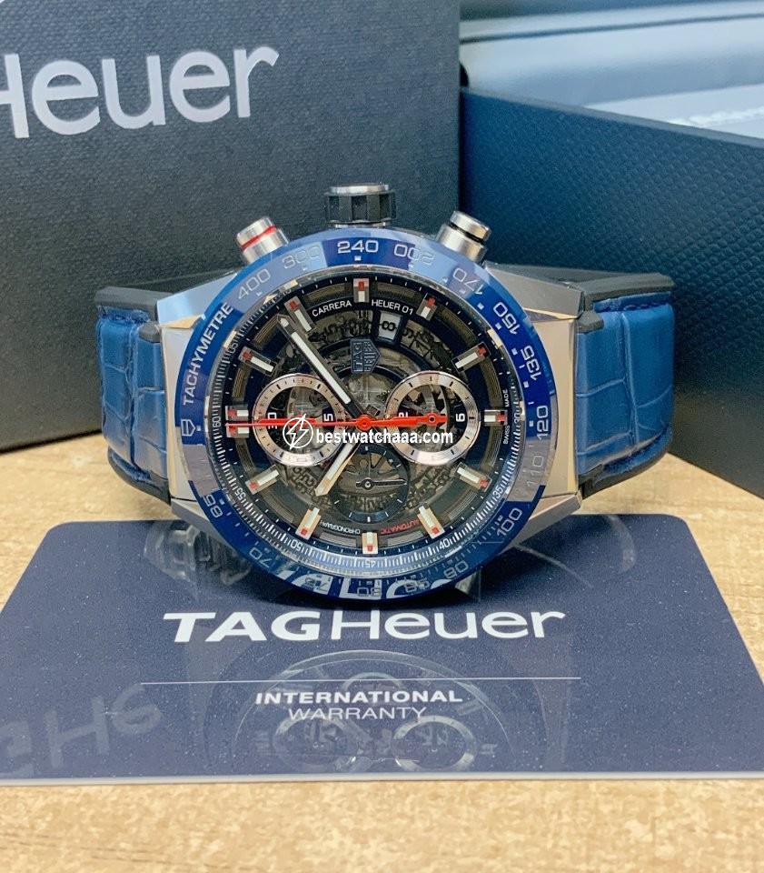 IMG_9081 TAG Heuer Carrera Calibre HEUER 01 Mens watch Unisex Automatic Steel CAR201T.FC6406 Replica 6