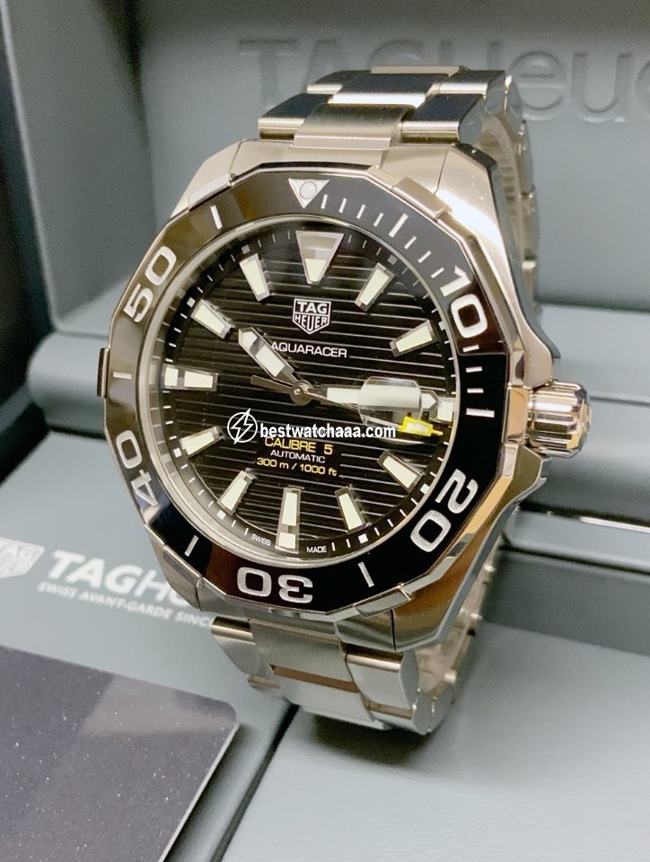 IMG_9081 TAG Heuer Aquaracer 300M Mens watch Unisex Automatic Steel WAY201A.BA0927 Replica 6