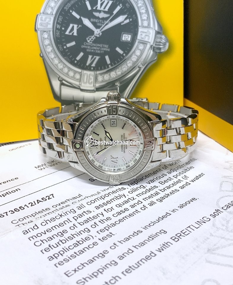 IMG_9081 Breitling Womens watch Quartz Steel A67365 Replica 6