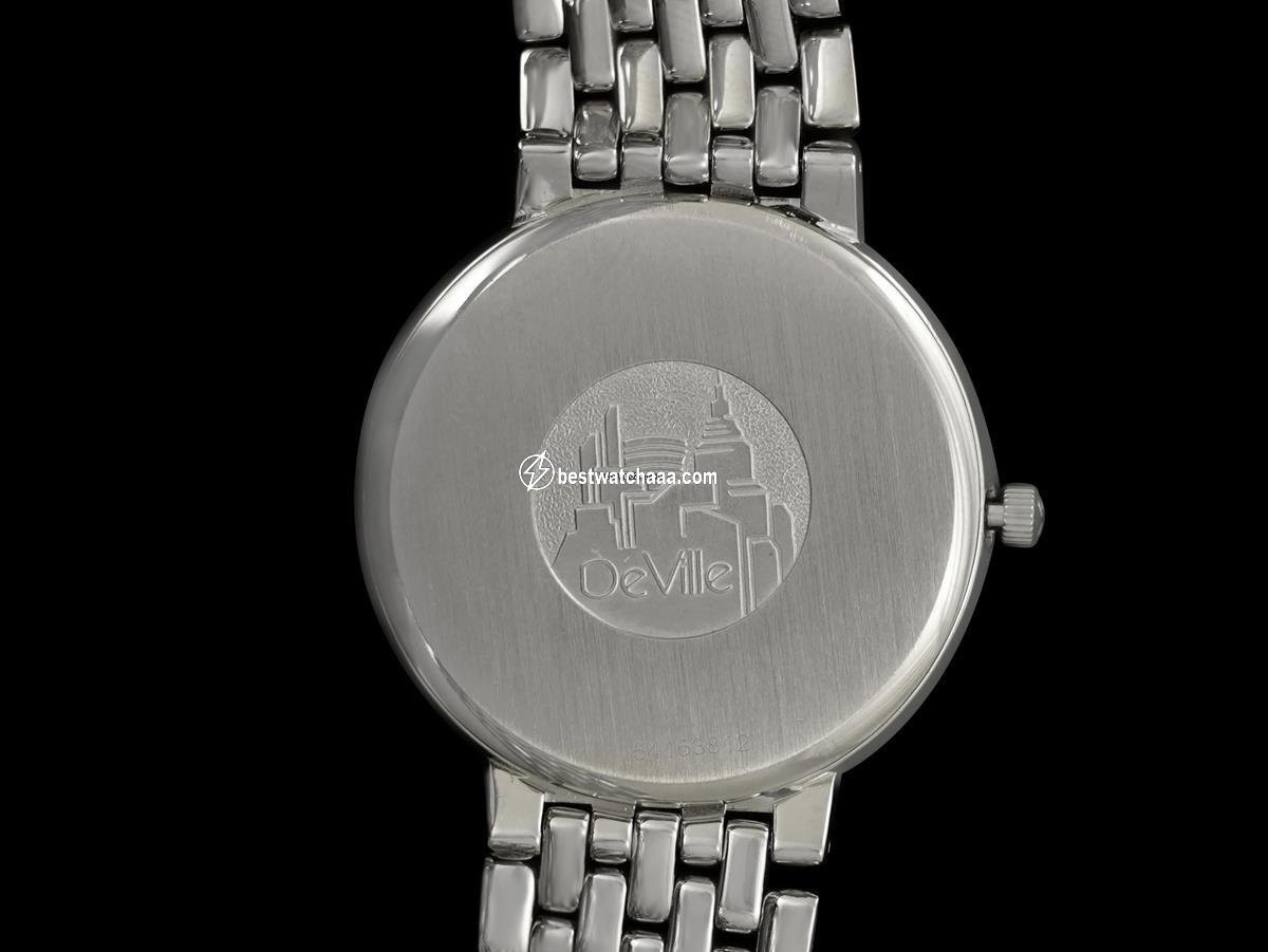IMG_9081 Omega De Ville Mens watch Unisex Quartz Steel 8299 Replica 6