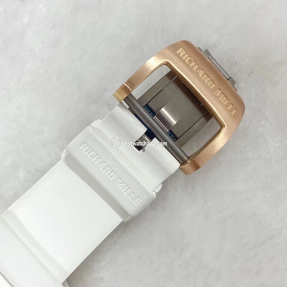 IMG_9081 Richard Mille Womens watch Automatic White gold Richard Mille RM037 White Gold Replica 6