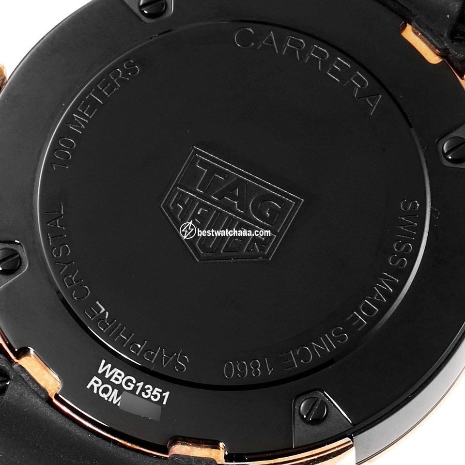 IMG_9081 TAG Heuer Carrera Lady Womens watch Quartz Gold Steel WBG1351.FC6418 Replica 6