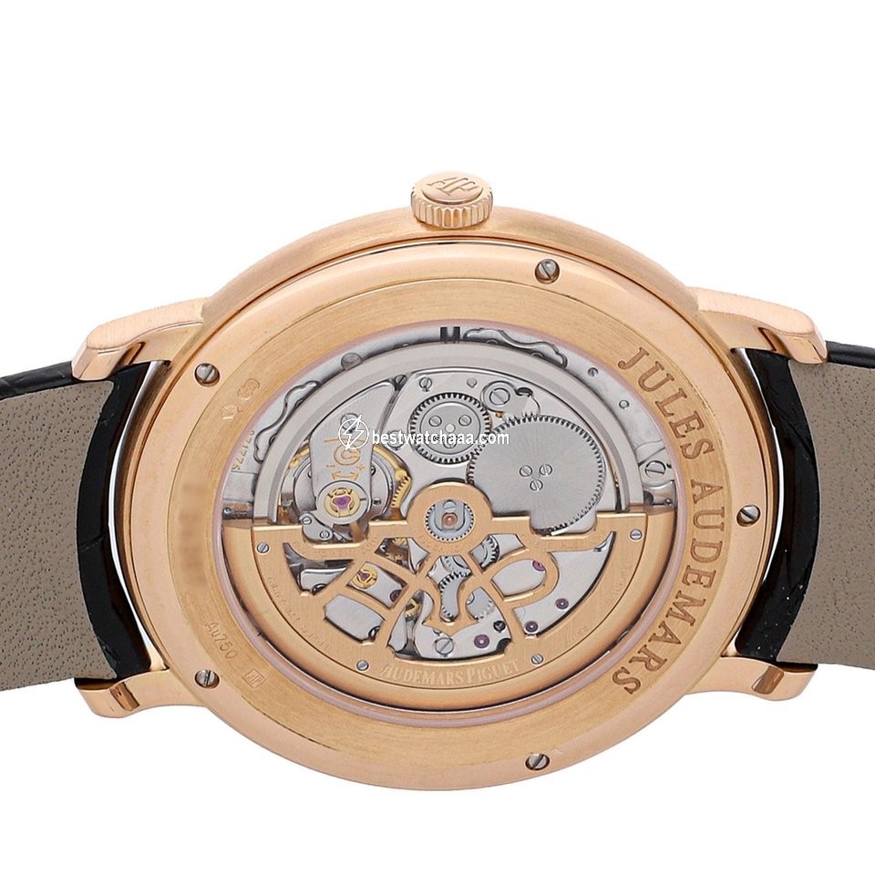IMG_9081 Audemars Piguet Jules Audemars Mens watch Unisex Automatic Rose gold 15180OR.OO.A102CR.01 Replica 6