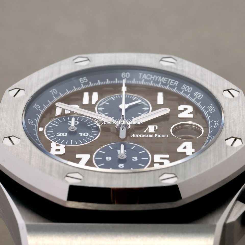 IMG_9081 Audemars Piguet Royal Oak Offshore Chronograph Mens watch Unisex Automatic Steel 26470ST Replica 6