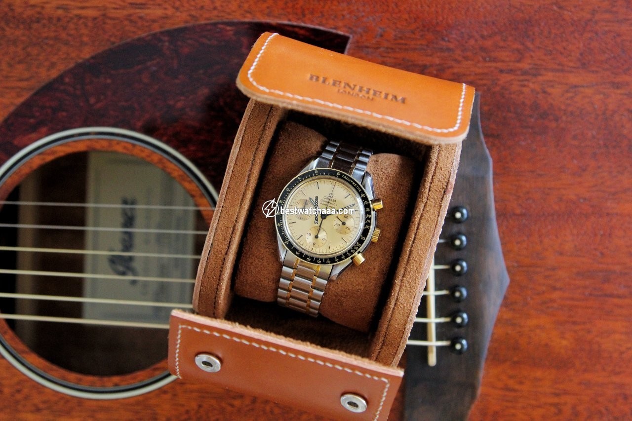 IMG_9081 Omega Speedmaster Mens watch Unisex Automatic Gold Steel 3310.10 Replica 6