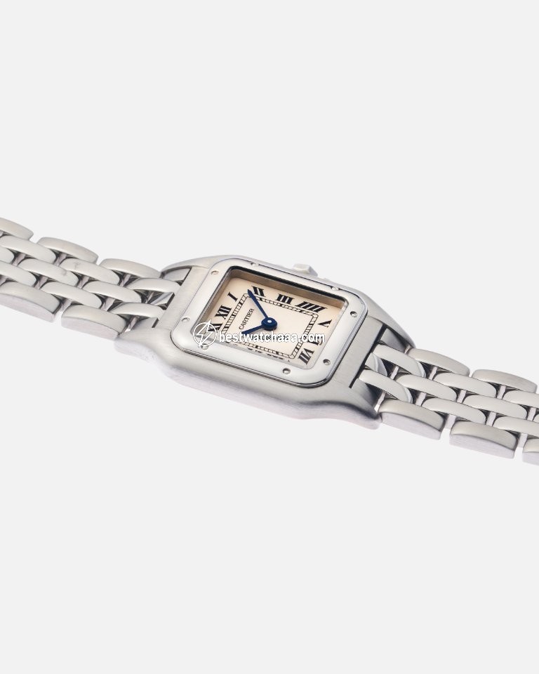 IMG_9081 Cartier Panthere Womens watch Quartz Steel 1320 Replica 6