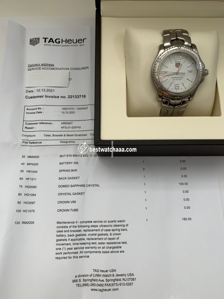 IMG_9081 TAG Heuer Link Quartz Mens watch Unisex Quartz Steel TAG Heuer Link WT1114.BA0551 Replica 6
