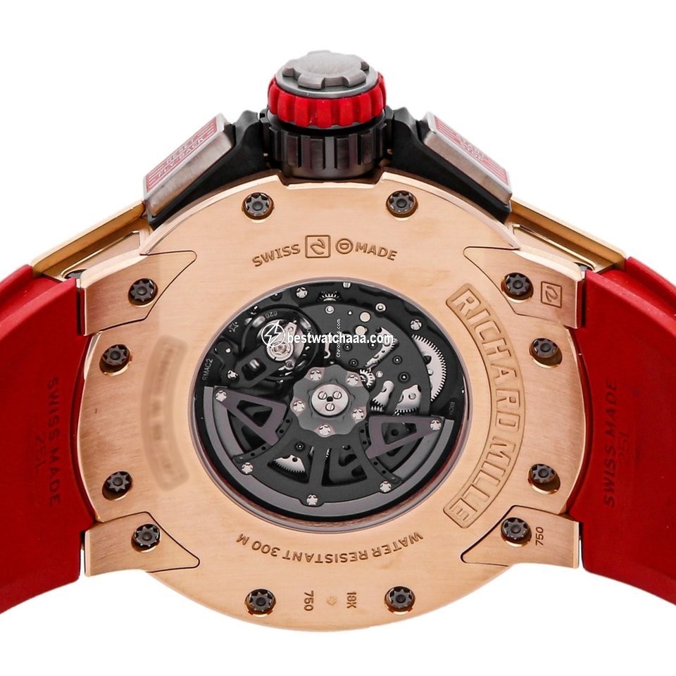 IMG_9081 Richard Mille RM 032 Mens watch Unisex Automatic Rose gold RM 032 RG Replica 6