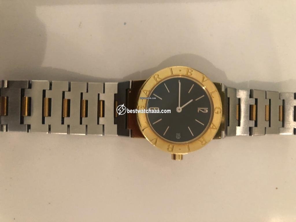 IMG_9081 Bulgari Mens watch Unisex Quartz Yellow gold F21680 Replica 6