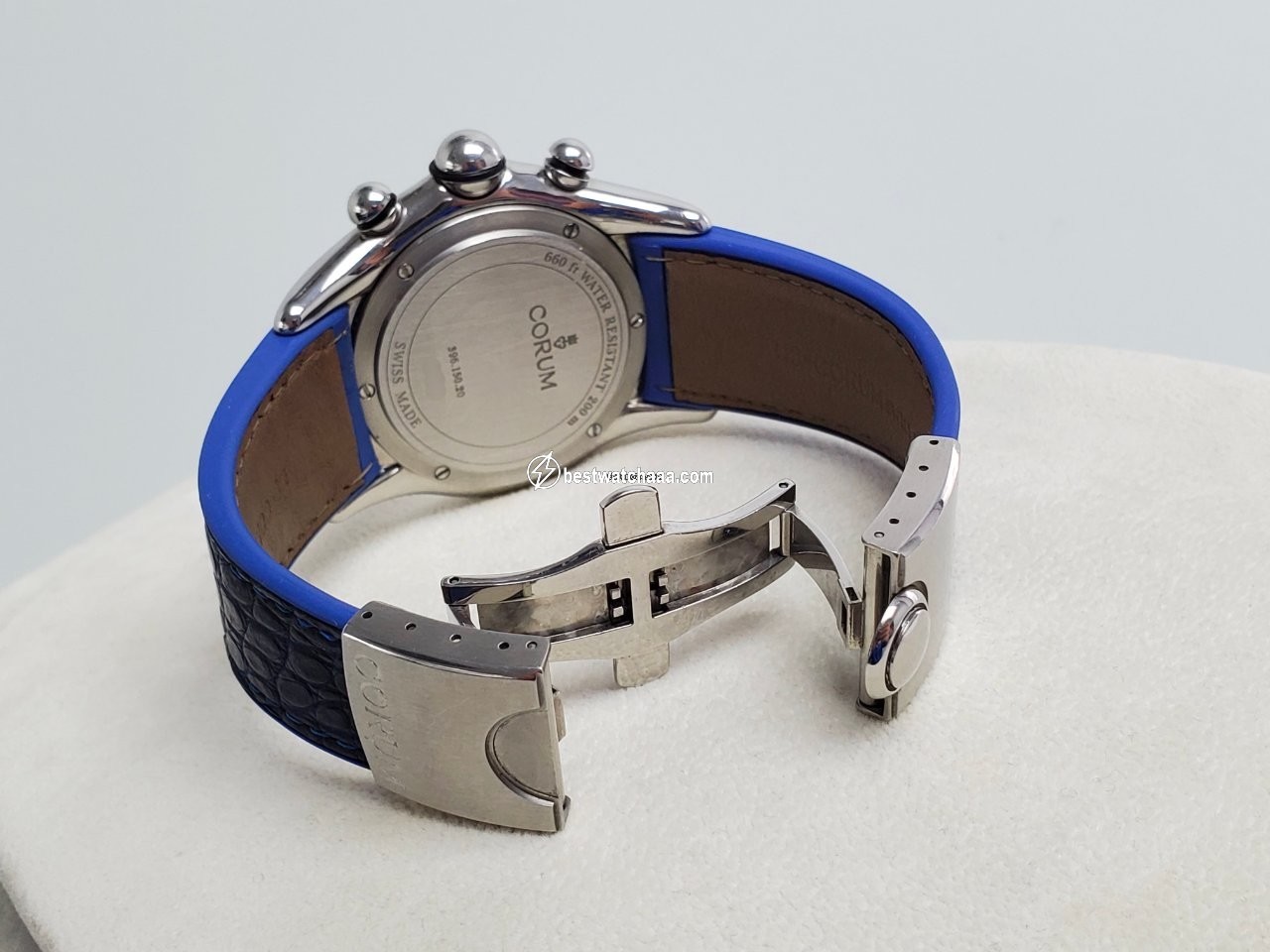 IMG_9081 Corum Bubble Mens watch Unisex Quartz Steel 396.150.20 Replica 6