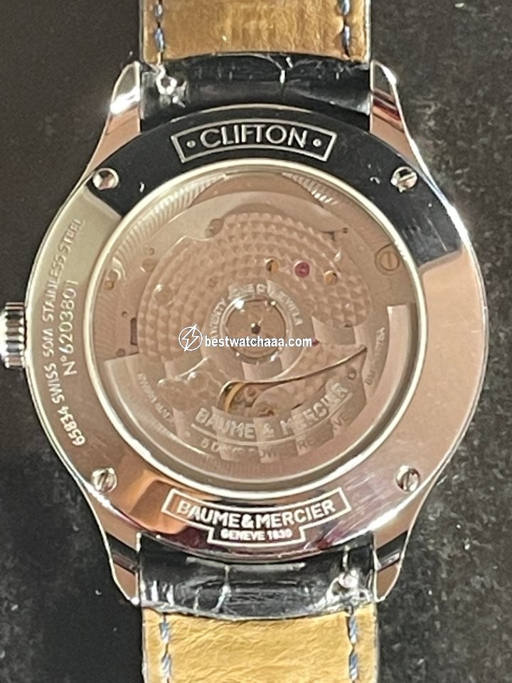 IMG_9081 Baume & Mercier Clifton Mens watch Unisex Automatic Steel 65834 Replica 6