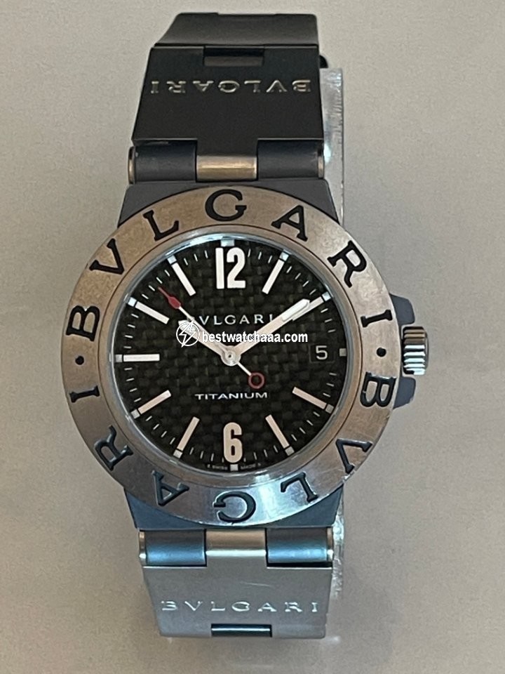 IMG_9081 Bulgari Diagono Mens watch Unisex Automatic Titanium TI 38 TA Replica 6