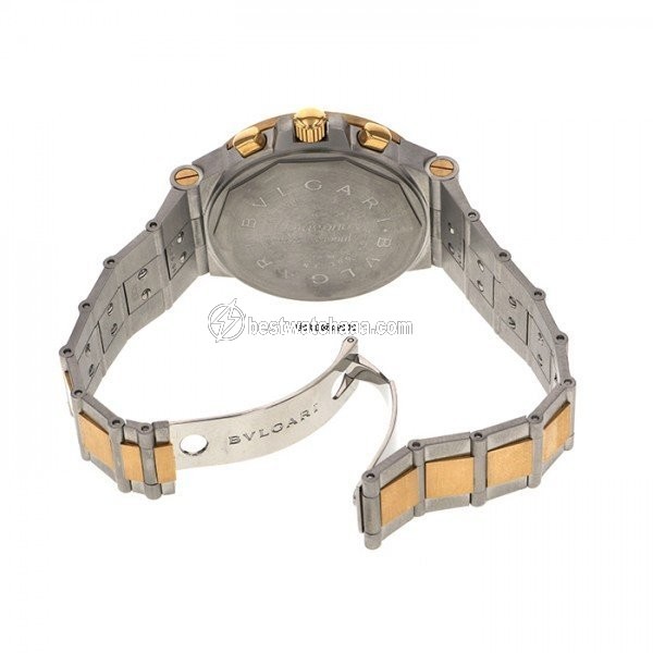 IMG_9081 Bulgari Diagono Automatic Gold Steel CH40SGDTA Replica 6