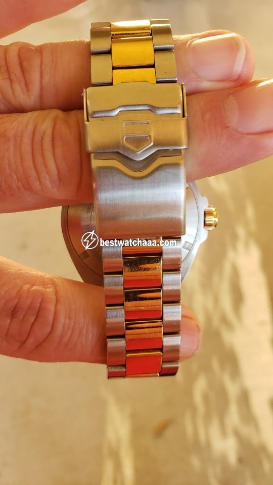IMG_9081 TAG Heuer Formula 1 Quartz Mens watch Unisex Quartz Gold Steel WAZ1121.BB0879 Replica 6