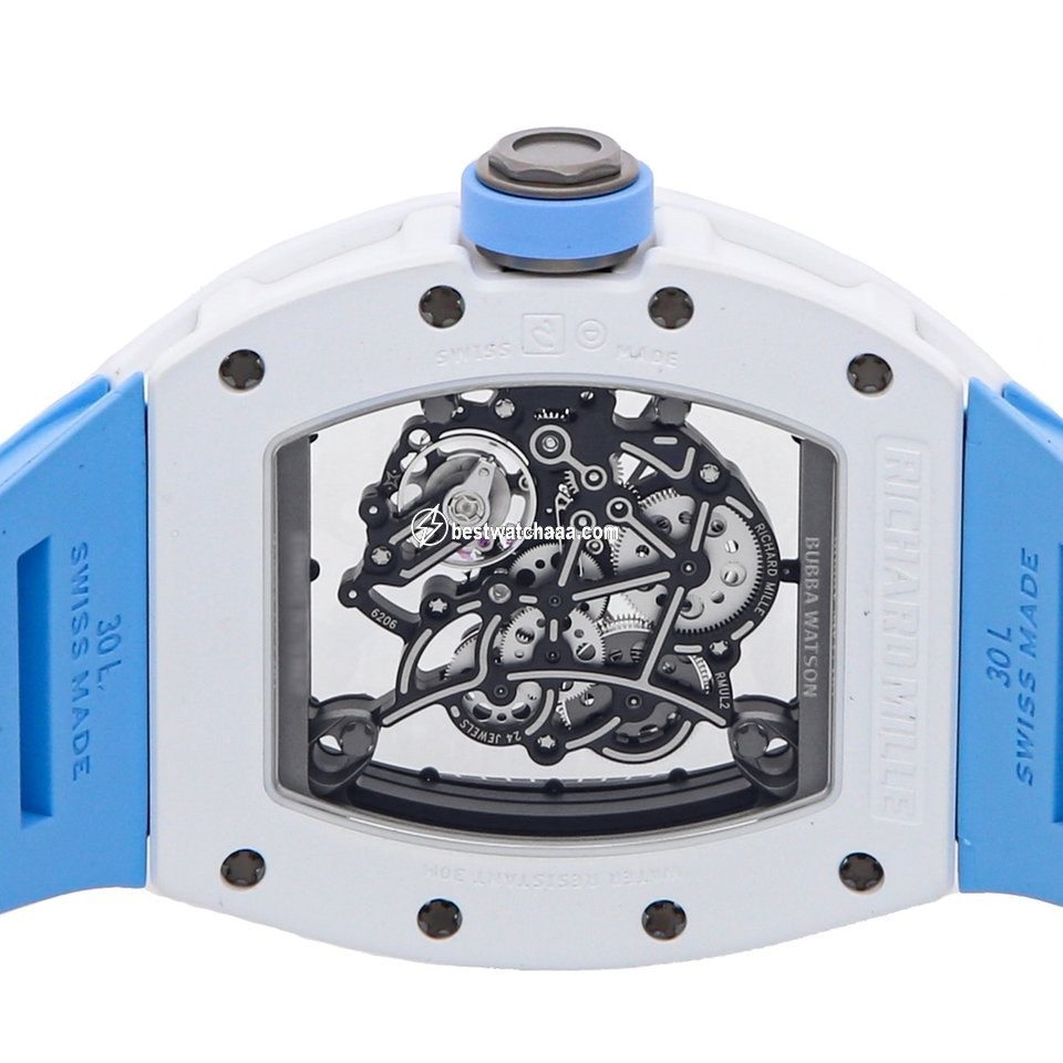 IMG_9081 Richard Mille RM 055 Mens watch Unisex Manual winding Ceramic RM 055 Replica 6