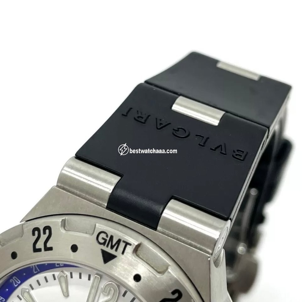 IMG_9081 Bulgari Diagono Mens watch Unisex Automatic Steel GMT40SFB Replica 6