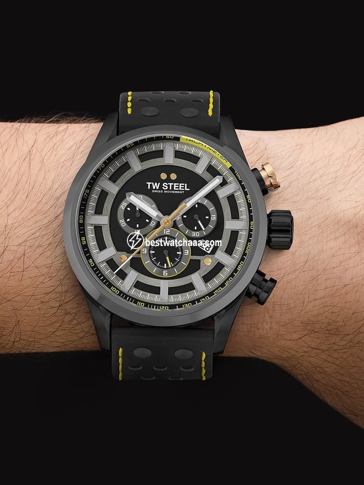 IMG_9081 TW Steel Mens watch Unisex Quartz Steel SVS207 Replica 6
