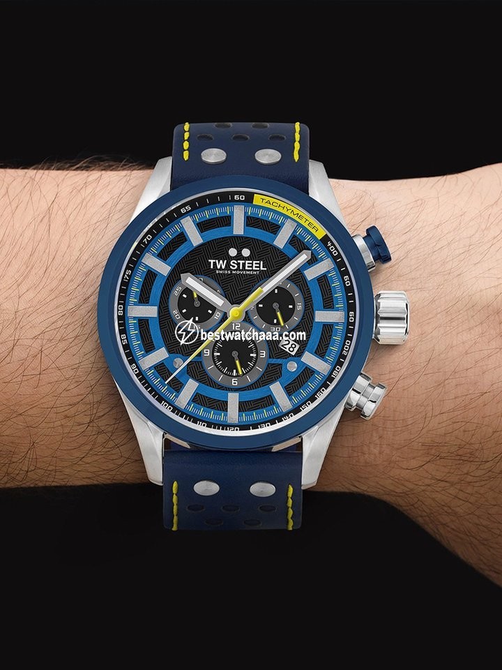 IMG_9081 TW Steel Mens watch Unisex Quartz Steel SVS208 Replica 6