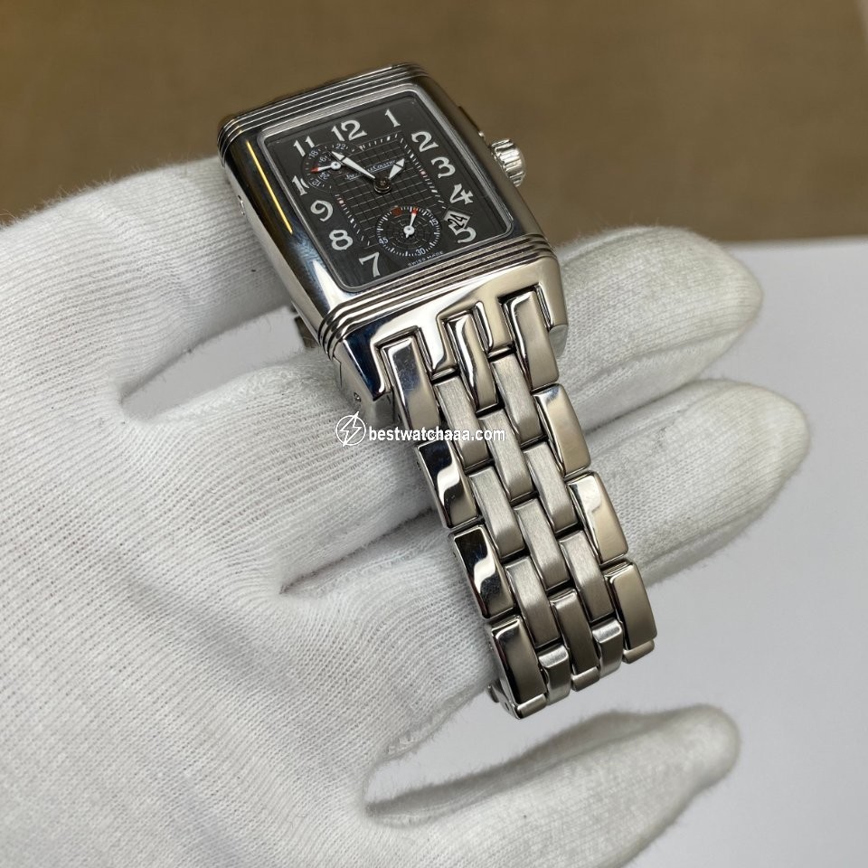 IMG_9081 Jaeger-LeCoultre Reverso Mens watch Unisex Manual winding Steel 295.8.51 Replica 6