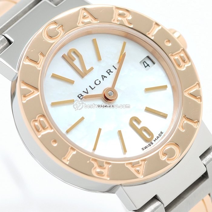 IMG_9081 Bulgari Bulgari Quartz Gold Steel BBP23SG Replica 6