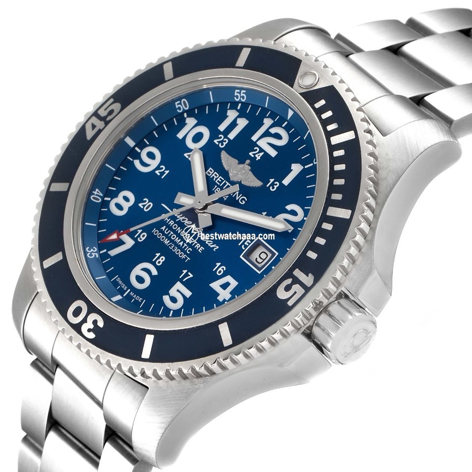 IMG_9081 Breitling Superocean II 44 Mens watch Unisex Automatic Steel A17392D8 C910 Replica 6
