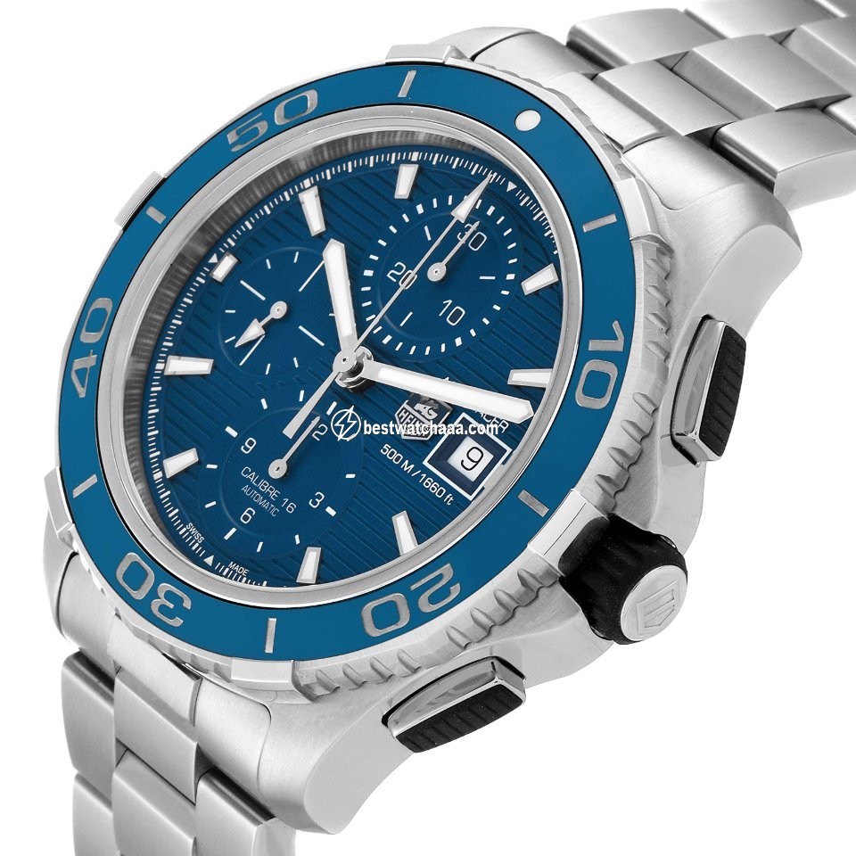 IMG_9081 TAG Heuer Aquaracer 500M Mens watch Unisex Automatic Steel CAK2112.BA0833 Replica 6