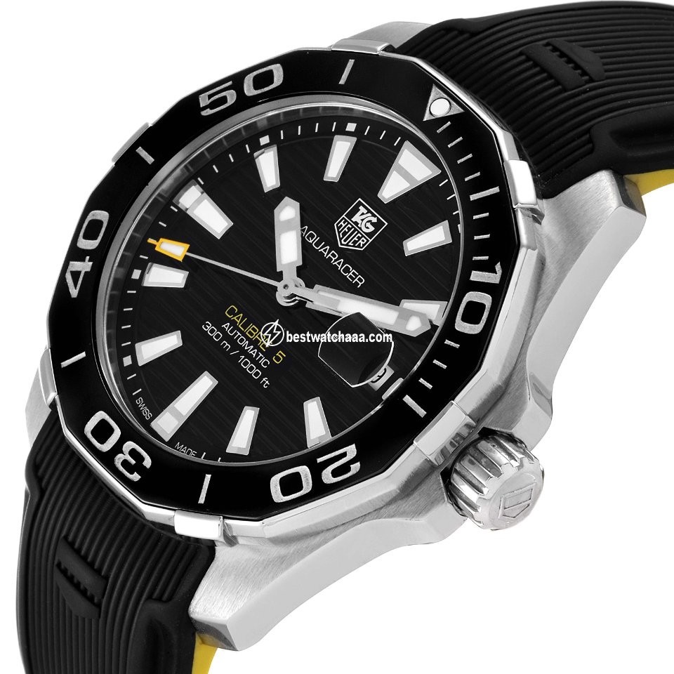 IMG_9081 TAG Heuer Aquaracer 300M Mens watch Unisex Automatic Steel WAY211A Replica 6