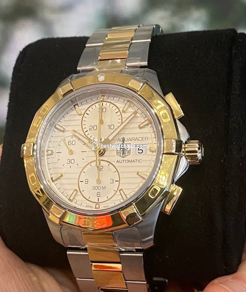 IMG_9081 TAG Heuer Aquaracer Mens watch Unisex Automatic Gold Steel CAP2120.BB0834 Replica 6